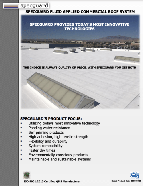 Roof Systems Product Brochure Cover Image